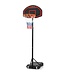 Coast Coast Basketbalstandaard - Hoogte Versetlbaar - 192cm-247cm - Zwart/Rood