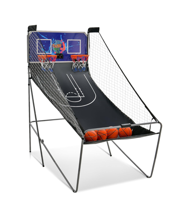 Coast Basketbalspel Arcade - Met 2 Ringen - Blauw