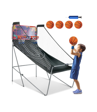 Coast Coast Basketbalspel Arcade - Met 2 Ringen - Paars
