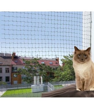 Trixie Trixie Net voor Balkon Reinforced - Olijfgroen - 8 x 3 m