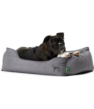 Hunter Hunter Bank voor Honden - Boston Textiel - 60 x 50 cm - Grijs