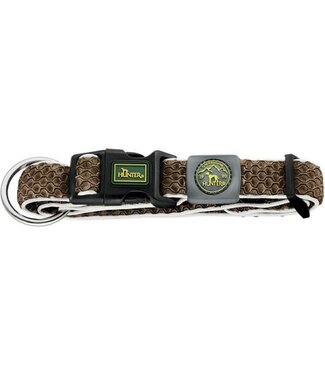 Hunter Hunter Hondenhalsband Plus Draad Bruin Maat XL (45-70 cm)