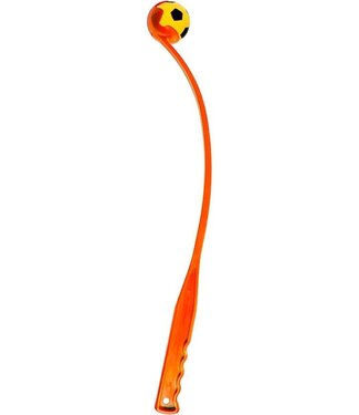 Flamingo Flamingo Shooter Softbal - Hondenspeelgoed - 63 cm - Oranje:Geel