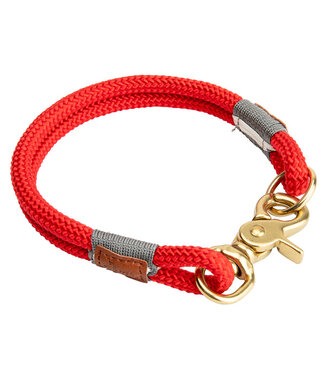 Hunter Hunter Halsband Oss 45/8 Touw Rood