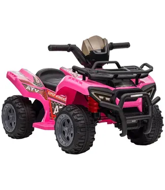 HOMdotCOM HOMdotCOM Elektrische kinderauto 66 cm x 44 cm x 42 cm roze