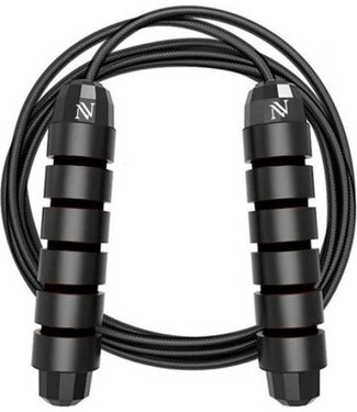 Nuvance Nuvance - Professioneel Sport Springtouw - Verstelbaar - Speedrope - Jump Rope - voor Volwassenen en Kinderen - Zwart