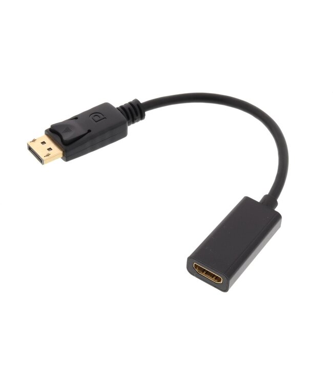 DisplayPort naar HDMI Adapter - 4K Ultra HD 60Hz - Zwart