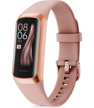 Fit Age FITAGE Stappenteller - Activity Tracker - Smartwatch - Roze