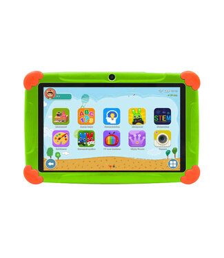 Tenify Tenify Kindertablet - 100% Kidsproof - Hoesje - Groen