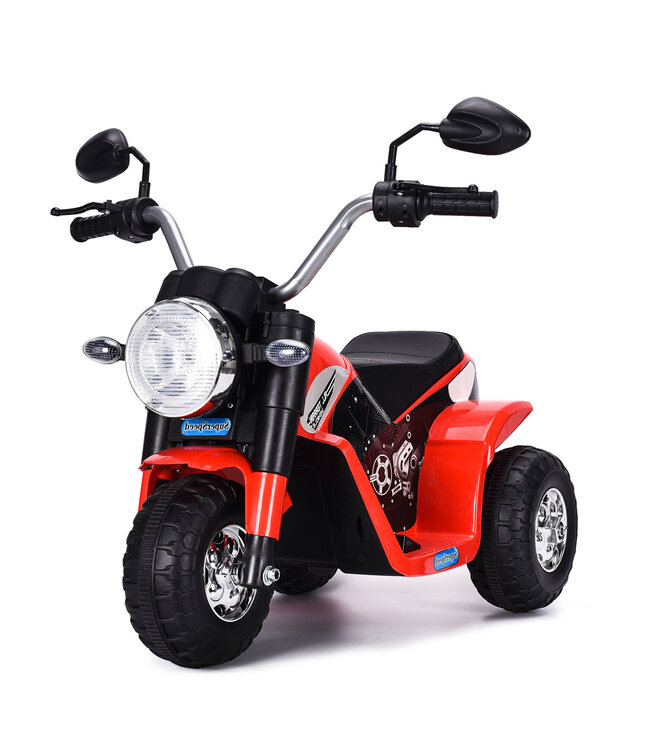 Coast Elektrische Motor Voor Kinderen Met Ondersteuningswielen - 57 x 72 x 56 cm - Rood