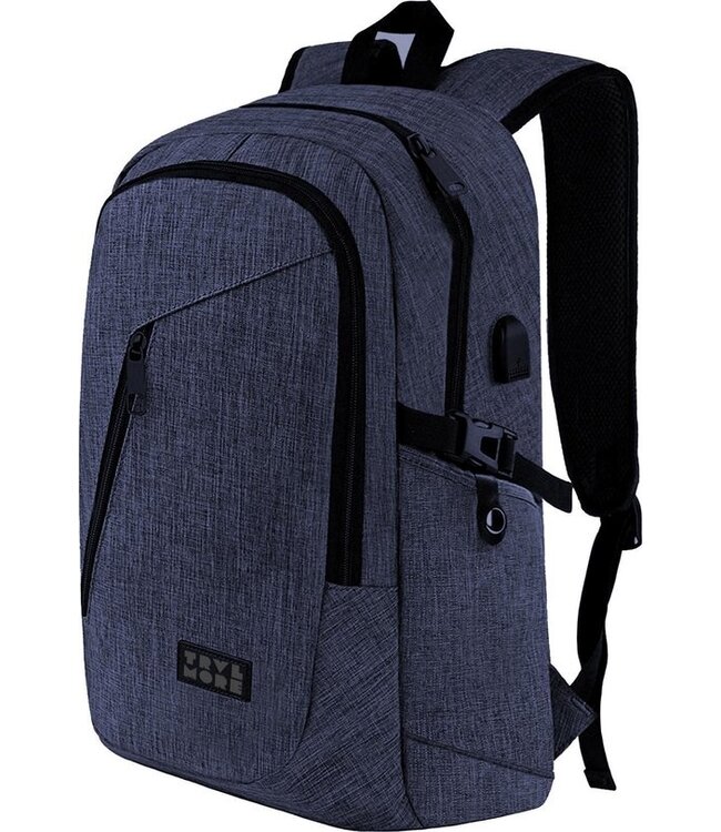 TRVLMORE Rugzak - 25L - 15,6 inch - Laptop Rugtas - Schooltas - Unisex - Spatwaterdicht - Levenslange Garantie - Blauw