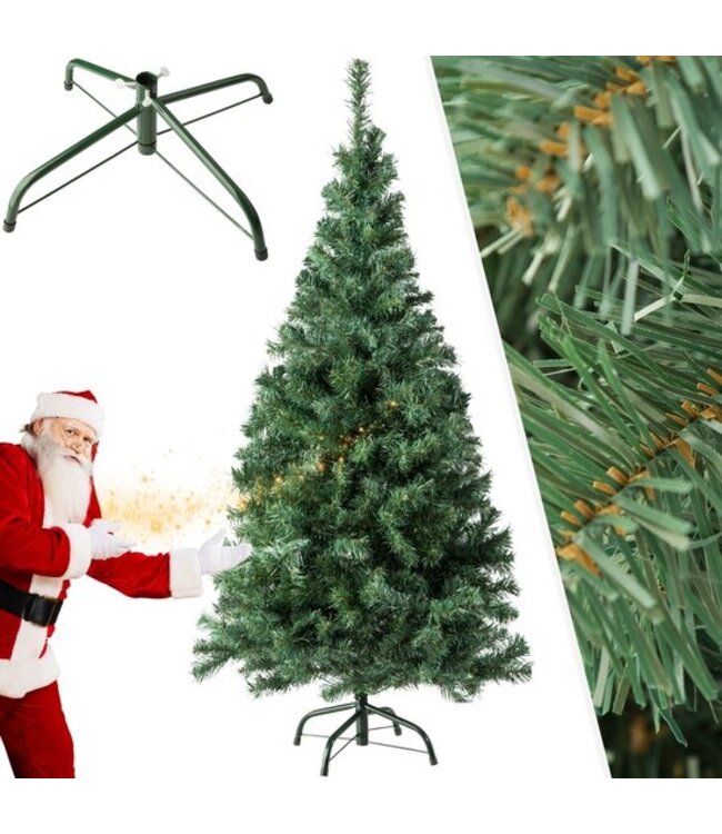 Tectake - Kunstkerstboom - 180 cm - incl. standaard - Kerstboom - Dennenboom - 533 punten - 402820