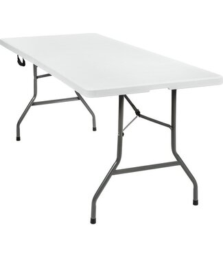 Tectake klaptafel - kunststof - afm. 183 x 76 x 74cm - 402153