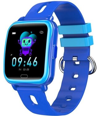 Denver Denver Smartwatch Kinderen - Voor Android & iOS - Stappenteller & Afstandmeter - Bellen/SMS - Slaapactiviteit - 1.4'' Display - Hartslag, Bloeddrukmeter, Sportmodus - SWK110BU