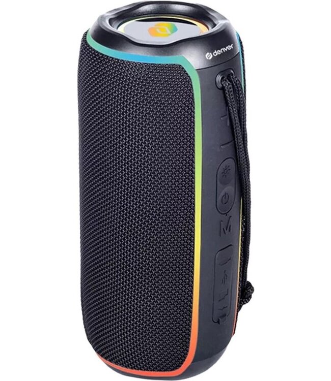 Denver Bluetooth Speaker Draadloos - Lichteffecten - Muziek Box - Handsfree Bellen - TWS Pairing - BTV222NRB