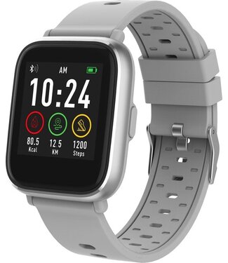 Denver Denver SW161 Smartwatch - Sporthorloge - Hartslagmeter - Stappenteller - Sleep Tracker - IOS & Android - Grijs