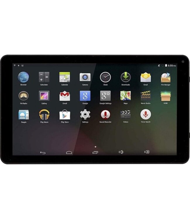 Denver Android Tablet 10.1 inch 32GB - HD IPS Display - Android 8.1GO - Quad Core 1.2 GHZ - 1GB RAM - TIQ10394 - Zwart