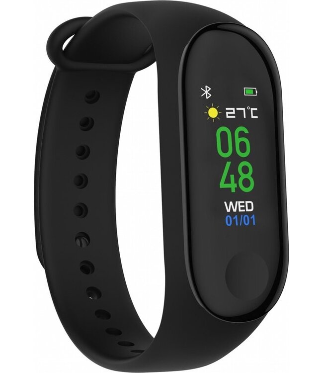 Denver Denver BFH-240 - Activity Tracker - Fitnessband - Hartslagmeter - Bloeddrukmeter - Afstandmeter - Stappenteller - Zwart