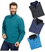 Generic Fleece shirt met rits, kleur blauw, maat 2XL