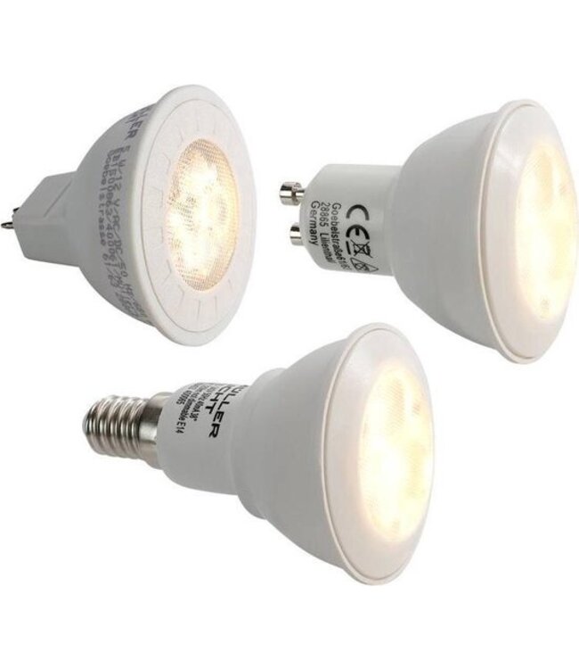 LED-reflectorlamp 5W, GU5.3, MR16, warmwit