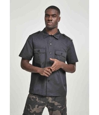 Brandit Brandit - US Hemd 1/2 Overhemd - 4XL - Zwart