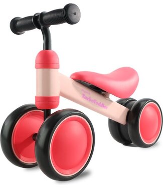 LifeGoods LifeGoods TurboToddler Loopfiets - Speelgoed Vanaf 1 jaar - Jongens en Meisjes - Kinderstep - Roze