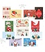 Giftmas Giftmas Kerstkaarten - Wenskaarten - 36 Stuks - Met Enveloppen en Stickers - 10x15cm