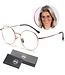 LC Eyewear LC Eyewear Computerbril - Blauw Licht Bril - Blue Light Glasses - Beeldschermbril - Metaal - Unisex - Rose Gold