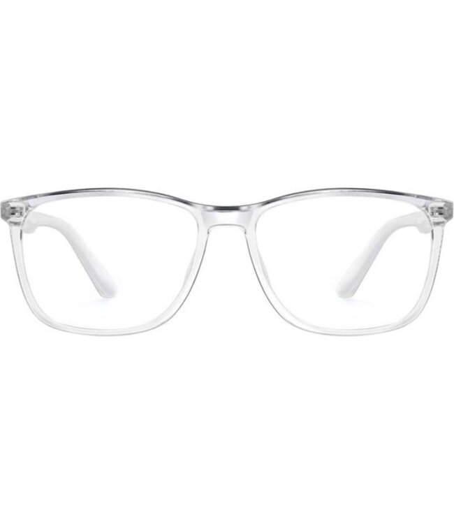 LC Eyewear LC Eyewear Computerbril - Blauw Licht Bril - Blue Light Glasses - Beeldschermbril - Unisex - Transparant - Retro