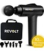 Revolt Revolt - Massage Gun - 30 Verschillende Snelheden - 6 Opzetstukken - Luxe Opbergkoffer - Deep Tissue - Voor Spierherstel & Blessures - Hoge Amplitude