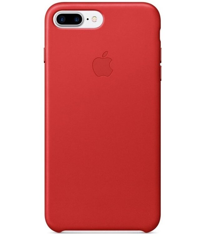 Apple iPhone 7 Plus Leather Case Red