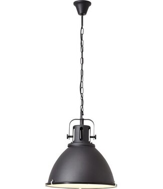 3dekansje Brilliant Industriële hanglamp “Jesper” XL matzwart