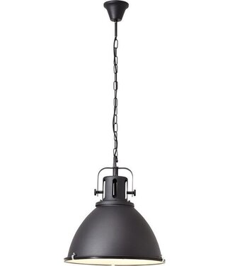 Brilliant Brilliant Industriële hanglamp “Jesper” XL matzwart