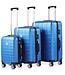 Monzana Monzana Exopack 3-delige Hardcase Set Blauw ABS