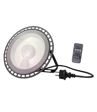 3dekansje LED-schijnwerper, 100 watt, 11000 lumen, lichtkleur instelbaar, afstandsbediening