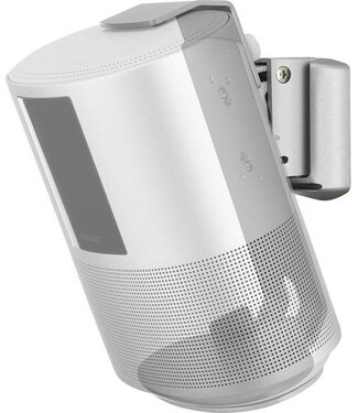 SoundXtra SoundXtra HS500-WM speaker steun Muur Acrylonitrielbutadieenstyreen (ABS), Staal Zilver