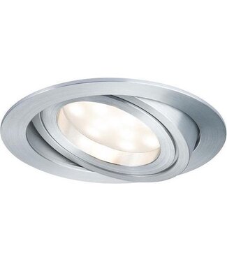 Paulmann Paulmann Coin 93970 LED-inbouwlamp Set van 3 stuks 21 W Warmwit Aluminium (geborsteld)