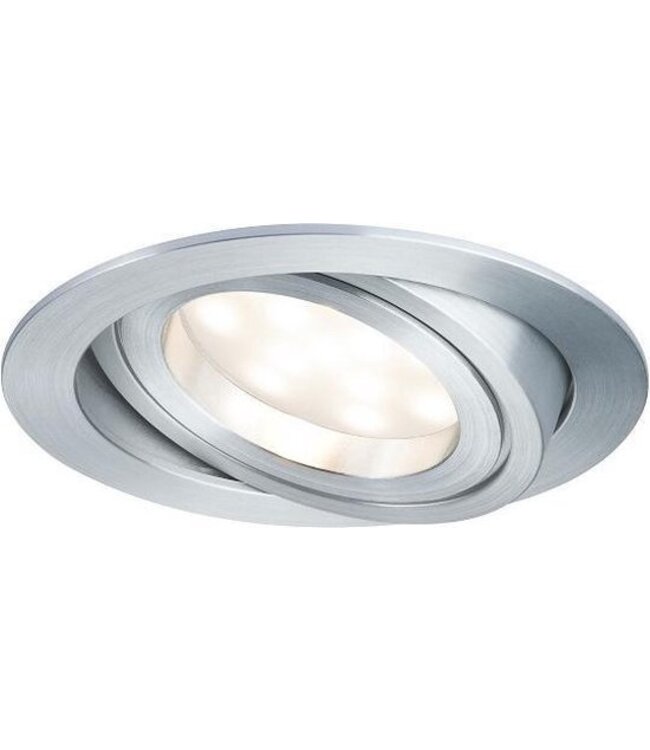 Paulmann Coin 93970 LED-inbouwlamp Set van 3 stuks 21 W Warmwit Aluminium (geborsteld)