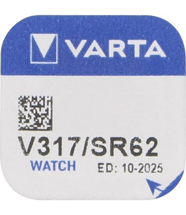 Varta SR516 SW/SR62 SW/V317 1BL Wegwerpbatterij Zilver-oxide (S)