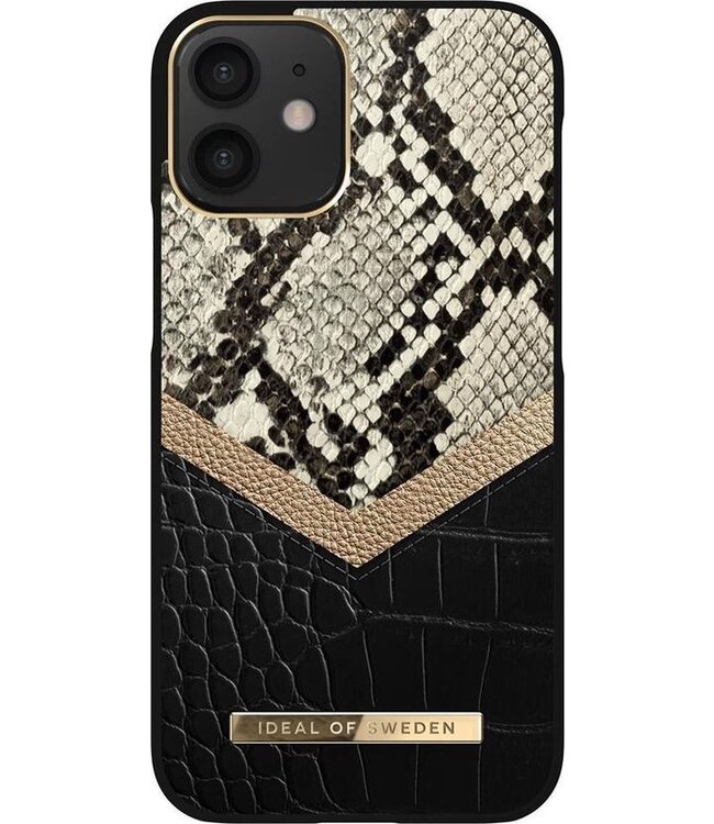 iDeal of Sweden iPhone 12 Mini Backcover hoesje - Midnight Python