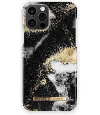 iDeal of Sweden iDeal of Sweden - Apple Iphone 12 Fashion Case 150 - Black Galaxy Marble