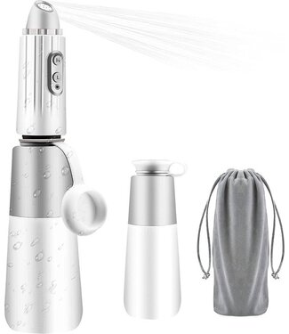 Safe Age Safe Age® Bidet - Elektrisch & oplaadbaar met 2 sproeikoppen en reistas - Mobiele bidet - Peri Bottle - Vaginale douche