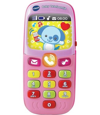 VTech VTech Baby Telefoon - Educatief Babyspeelgoed - Interactief Speelgoed - Met Geluiden - Cadeau - 6 tot 36 Maanden - Roze