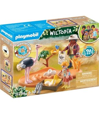 Playmobil PLAYMOBIL Wiltopia - Op bezoek bij papa struisvogel - 71296