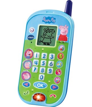 VTech VTech Peppa Pig Baby Leertelefoon - Interactief Mobieltje - Met Geluiden - Educatief Babyspeelgoed - Cadeau - Vanaf 2 Jaar