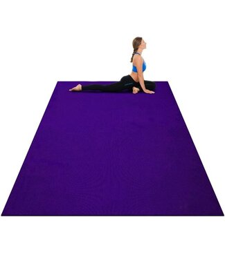 Coast Coast Gymnastiekmat - Milieuvriendelijke Sportmat - Antislip Fitnessmat - Antislip voor Pilates - Gym Training  - 183 x 122 cm - Paars
