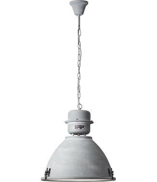 Brilliant Brilliant hanglamp industrieel - type KIKI - Grijs