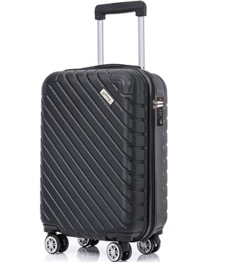 Goliving Goliving Handbagage Koffer met Wielen – Trolley – Lichtgewicht – TSA Slot – Gevoerde Binnenkant – 38 Liter – 55 x 35 x 23 cm – Zwart