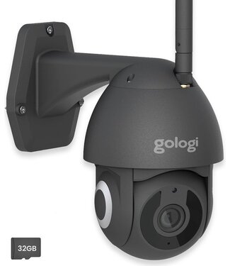 Gologi Gologi Superior Beveiligingscamera met Nachtzicht - 3MP - Full HD - Zwart