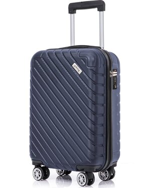 Goliving Goliving Handbagage Koffer met Wielen – Trolley – Lichtgewicht – TSA Slot – Gevoerde Binnenkant – 38 Liter – 55 x 35 x 23 cm – Blauw